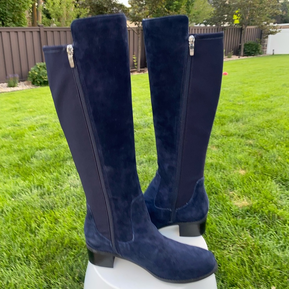 Marc Fisher Suede Riding Boots sz7 Brand New